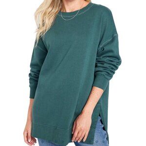 Oversized Boyfriend Tunic Sweatshirt for Women